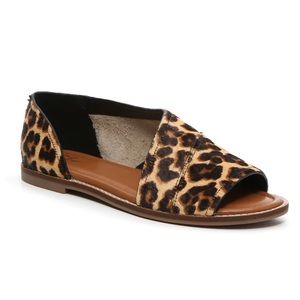 Leopard print Open toe shoe